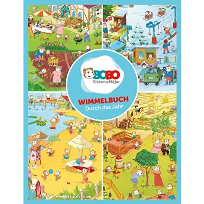 Afbeelding van Bobo Siebenschläfer Wimmelbuch Durch das Jahr mit Siebenschläfer: Kinderbücher ab 2 Jahre