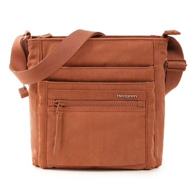 Afbeelding van Hedgren Inner City Orva Schoudertas RFID 25 cm Dames corduroy redwood burl