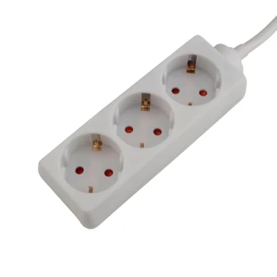 Afbeelding van UNITEC 3 voudig tafelstopcontact stopcontact stekkerdoos, 1,4 m, wit