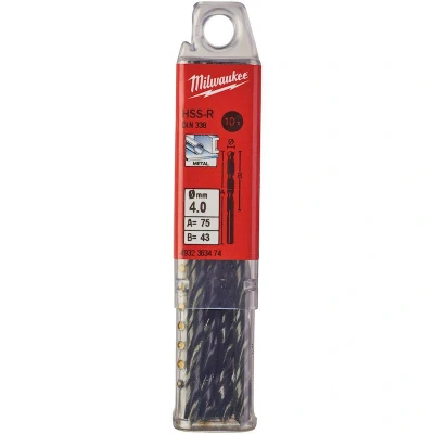 Afbeelding van Metaalboor Hss R 4 X 75 Mm (10 Stuks)
