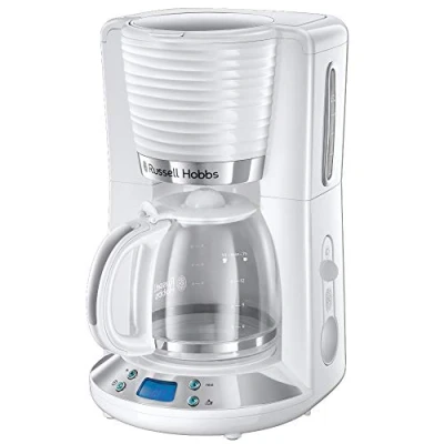Afbeelding van Russell Hobbs 24390 56 Inspire Koffiezetapparaat met glazen kan Wit