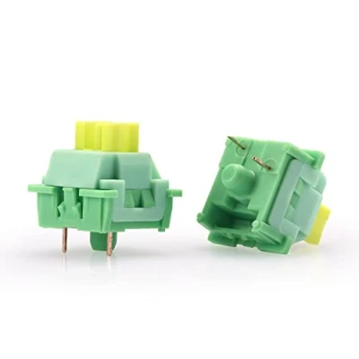 Afbeelding van Redragon A113 Bullet QT Mechanische schakelaar met zachte aanraking, 3 pins plaatmontage, stil equivalent, hot swap compatibele doe het zelf toetsenbordschakelaar, mod, 50 miljoen klik (24 stuks)