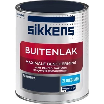 Afbeelding van SIKKENS BUITENLAK ZIJDEGLANS GELDERSBLAUW 0.75 L