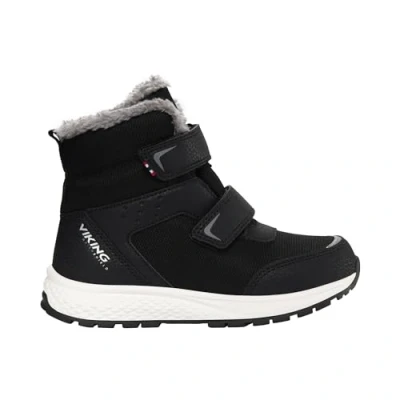 Afbeelding van Viking Equip 2V Sneeuwlaars, Zwart/Grijs, 10 UK Kind, Zwart Grijs, Child
