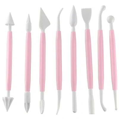 Afbeelding van Fackelmann 41132 Marsepein Boetseergereedschap Set 8 Stuks