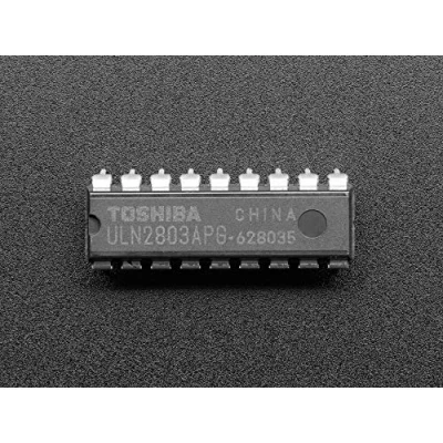 Afbeelding van Adafruit (970 ULN2803: 8 kanaals Darlington Driver (solenoïde/unipolaire stepper)