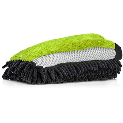 Afbeelding van Nuke Guys 3 in 1 washandschoen zwart / groen