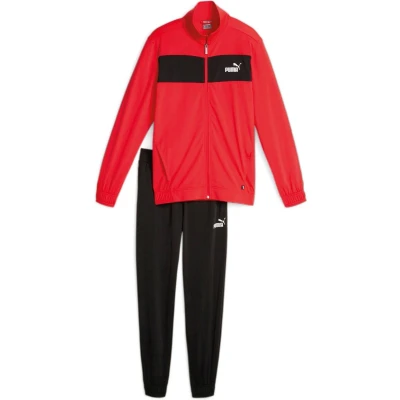 Afbeelding van Puma POLY CL SET Trainingspak, Heren, Maat: Large, For all time red