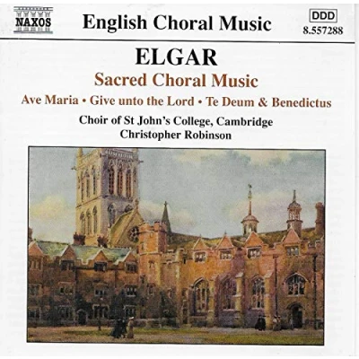 Afbeelding van Choir Of St. John&#039;s Cambridge, Christopher Robinson Elgar: Sacred Choral Music (CD)