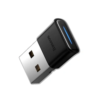 Afbeelding van Baseus BA04 Mini Bluetooth 5.0 Receiver USB A Adapter Zwart