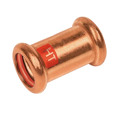 Afbeelding van Bonfix Perskoppeling Koper Solar Rechte koppeling 15x15mm