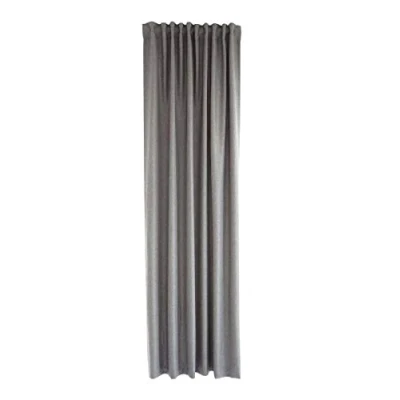 Afbeelding van Homing blickdichter Vorhang Uni Gardine Kiesel einfarbig abdunkelnd weich Akustik Wohnzimmer Schlafzimmer Kinderzimmer Dekostoff (1Stück) 245 x 140 cm (HxB), 5487 12