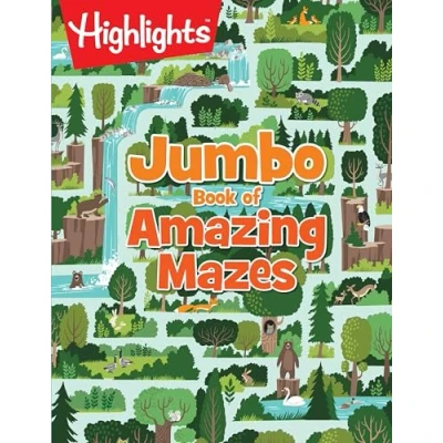 Afbeelding van Jumbo Book of Amazing Mazes: Activity with 175+ Colorful Mazes for Kids, Highlights Maze Kids
