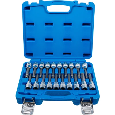 Afbeelding van BGS Dopsleutelbitset 1/2&quot; inbus, torx en spline (voor XZN) met kogelkop 20 delig