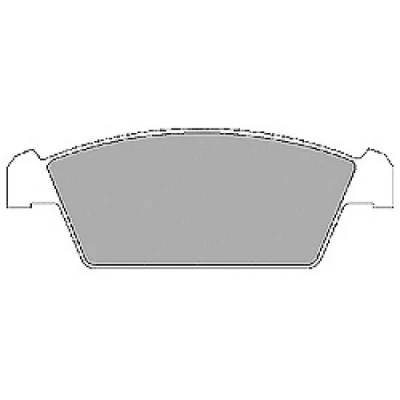 Afbeelding van MAPCO 6601 Remblokkenset Vooras Excl. slijtage waarschuwingscontact DAEWOO: Tico Hatchback 0.8 1995 2000