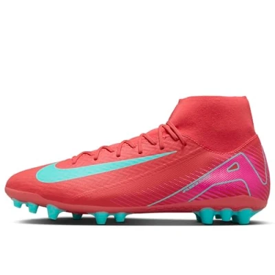 Afbeelding van Nike Performance ZM 10 Academy AG Voetbalschoenen met kunststof noppen, Maat: 43, Ember glow/aurora green Textiel/ synthetisch