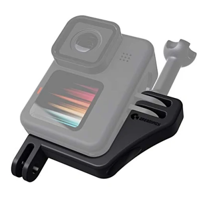 Afbeelding van DREAMPICK verticale houder voor GoPro Hero 12 11 10 9 8 7 6 5 4, DJI Osmo Action verticaal frame camera mount behuizing bevestiging VRT adapter