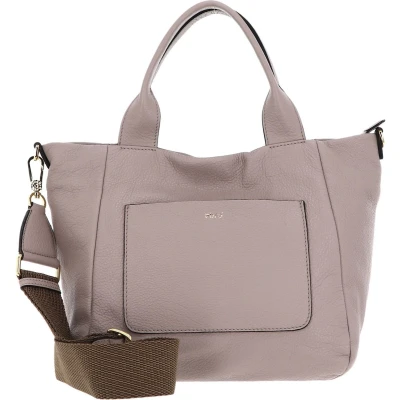 Afbeelding van abro Leren Schoudertas Leather Dalia Shopper Raquel Small Sahara Beige