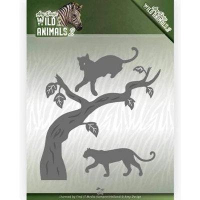Afbeelding van Dies Amy Design Wild Animals 2 Panther