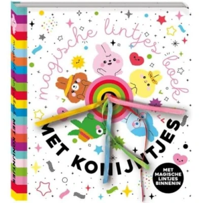 Afbeelding van Image Books Magische lintjesboek met konijntjes. 3+