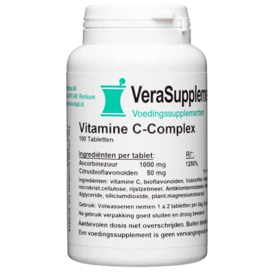 Afbeelding van VeraSupplements Vitamine C Complex Tabletten 100TB
