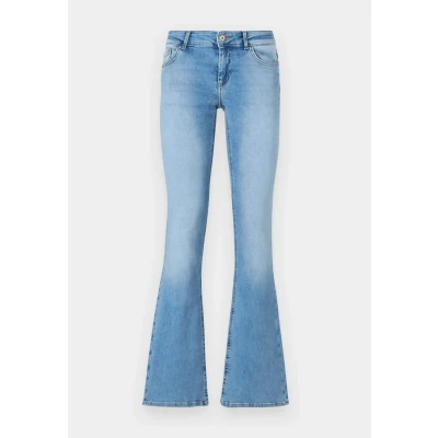 Afbeelding van ONLY Onlblush Flared Jeans, Dames, Maat: Mx30, Light medium blue denim