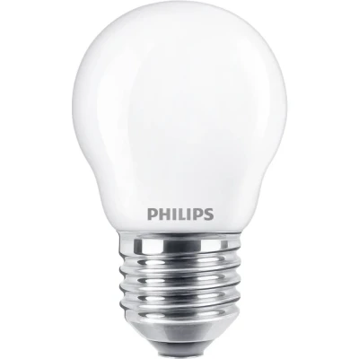 Afbeelding van Philips LED lamp E27 Monochroom Lichtbron Warm wit 4,3W = 40W Ø 4,5 cm 1 stuk
