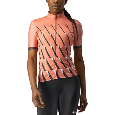 Afbeelding van CASTELLI 4522059 566 PENDIO Jersey Sweatshirt Vrouwen Blos/Donkergrijs Wit XL, Blush/Dark Gray white, XL