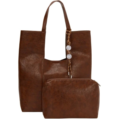 Afbeelding van usha 2IN1 SET Shopper, Dames, Maat: One Size, Brown