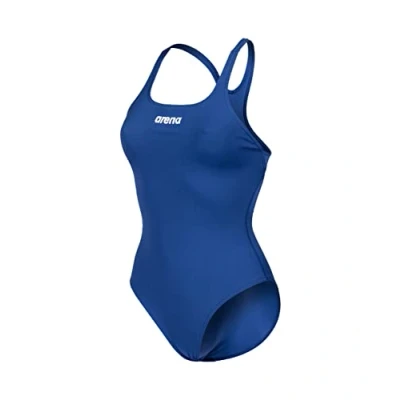 Afbeelding van Arena Solid Swim Pro Team badpak voor dames, sneldrogend, sportief van weefsel, MaxLife Eco met maximale chloorbestendigheid en uv bescherming UPF 50+