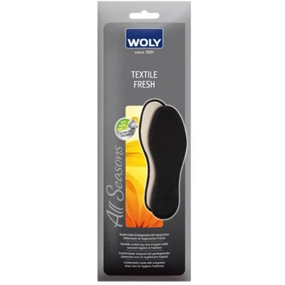Afbeelding van Woly inlegzool Textile Fresh maat 36