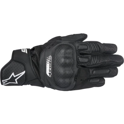 Afbeelding van Alpinestars SP 5 geperforeerde Motorfiets Handschoenen, zwart, afmeting 2XL voor man