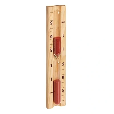 Afbeelding van TFA Sauna Zandloper Timer 15 minuten Goed leesbaar Houten Frame