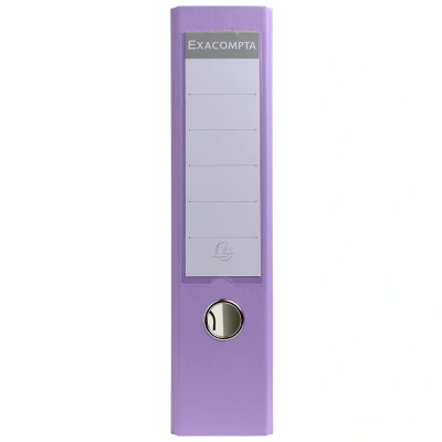 Afbeelding van Exacompta ref. 918417B 1 Ordner met hefboom A4 80 mm rug mechaniek Afmetingen: 32 x 29 8 cm Formaat Kleur : Lila