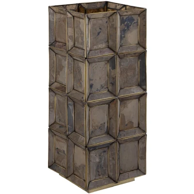 Afbeelding van PTMD Layra Tafellamp 24x24x63 cm Steen Messing