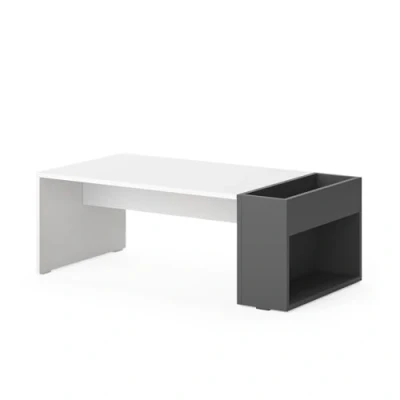 Afbeelding van Vicco ChrisSalontafel 95 x 49.4 cm Wit/antraciet