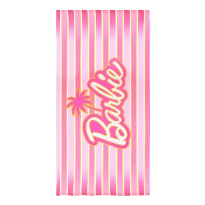 Afbeelding van Barbie Strandhanddoek, Dames, Maat: One Size, Pink