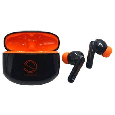 Afbeelding van EGNARO ES5 True Wireless Stereo oordopjes, Bluetooth 5.1, actieve ruisonderdrukking, touch bedieningselementen met microfoon en IPX4 waterbestendigheid, zwart