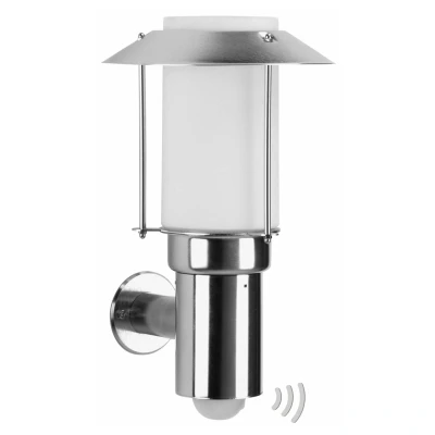 Afbeelding van Albert RVS buitenlamp met bewegingsmelder Lantern sensor 690238