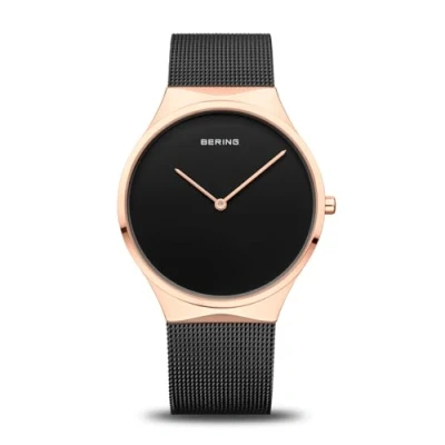 Afbeelding van BERING dames en herenhorloge quartz uurwerk klassieke collectie met roestvrij staal saffierglas 12138 166 polshorloges