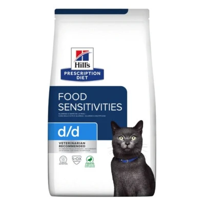 Afbeelding van Hill&#039;s Prescription Diet D/D Food Sensitivities Zak Kattenvoer Eend Erwt 1.5 kg