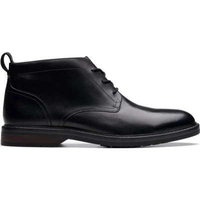 Afbeelding van Clarks Aldwin Chukka heren laars zwart maat 41 (EU) 7 (UK)