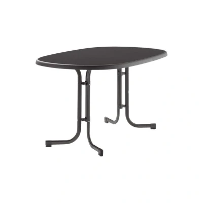 Afbeelding van Sieger Tuin tafel 140 X 90 Cm D.grijs Leisteen Decor.