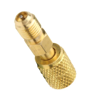 Afbeelding van R410A A C 1 4 &quot;Mannelijke SAE naar 5 16&quot; Vrouwelijke Adapter HVAC Slang Connector