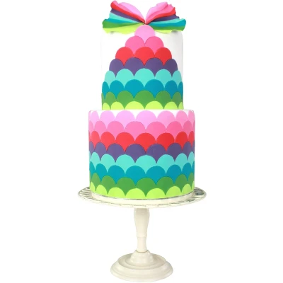 Afbeelding van PME GMC193 Geometrische Multicutter voor Cake Design Fish Schaal, Grote Grootte, Weiß