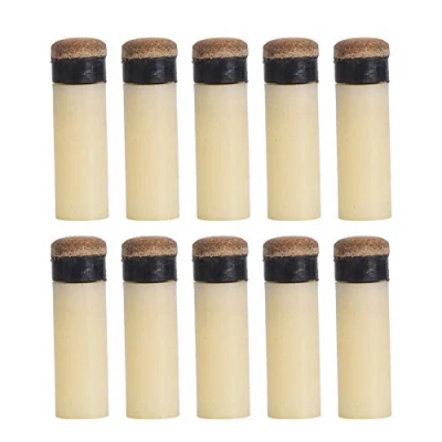 Afbeelding van Pak van 10 stuks Snooker Tip Biljartkeu Tips, Pool Keu Pole Rod Stick Vervangend Onderdeel voor Poolkeu&#039;s &amp; Snooker(11mm)