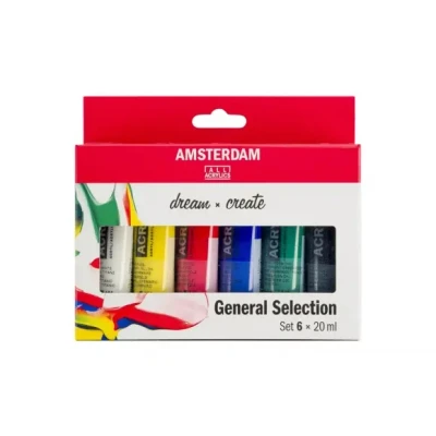 Afbeelding van Amsterdam Acrylverf Tube Van 20 Ml, Etui 6 Tubes