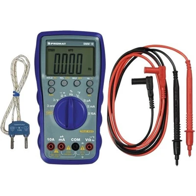 Afbeelding van Promat multimeter DMM 10 0 600 V AC/DC RMS