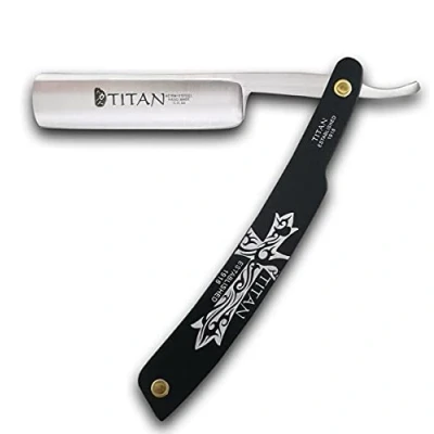 Afbeelding van Titan 1918 Straight Razor Hoog Kwaliteit + Missan Kam Set scheermes Klassiek Luxe