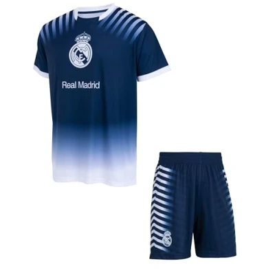 Afbeelding van Real Madrid Voetbalset met korte broek voor kinderen, jongens, officiële collectie, 12 jaar